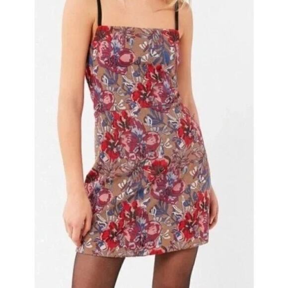 Urban Outfitters Jacquard Embroidered Dress, womens XSmall - Picture 1 of 8